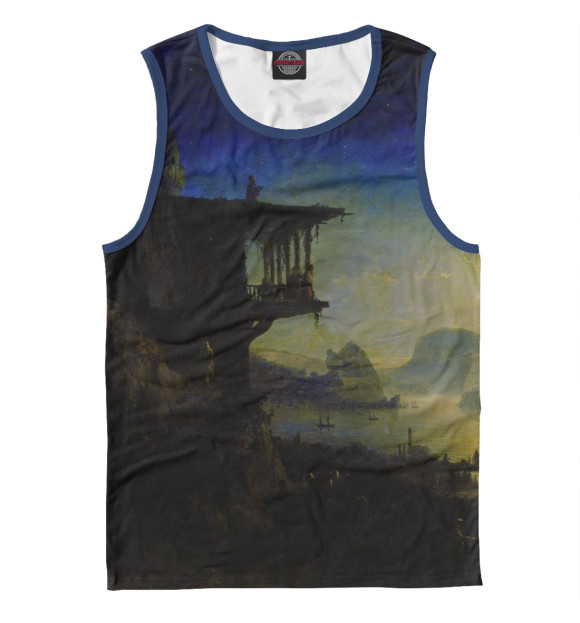 Майка для мальчика с притом Айвазовский цвета Белый Майка для мальчика с изображением Айвазовский цвета Белый