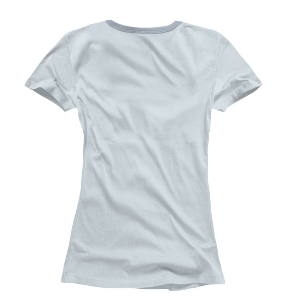 Женская футболка с изображением Орёл цвета Белый