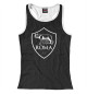 Женская майка-борцовка FC ROMA Black&White