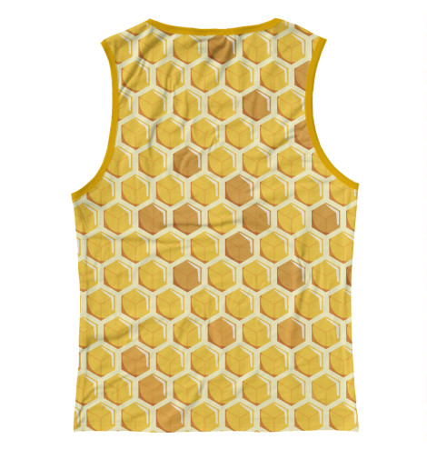 

Майки Print Bar, Белый, Медовые соты