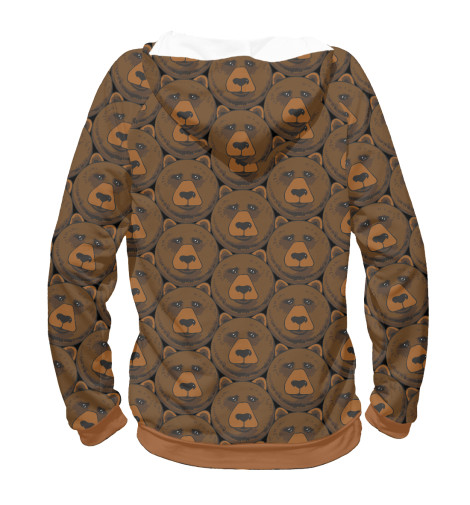 

Худи Print Bar, Белый, Медвед