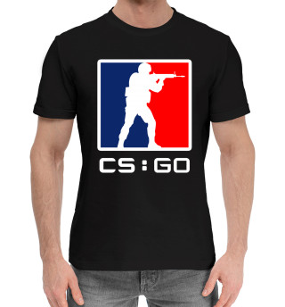 Мужская хлопковая футболка Counter-Strike