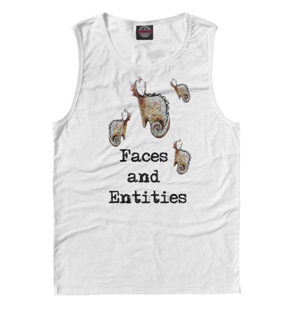 Майка для мальчика с изображением Сущность цвета Белый