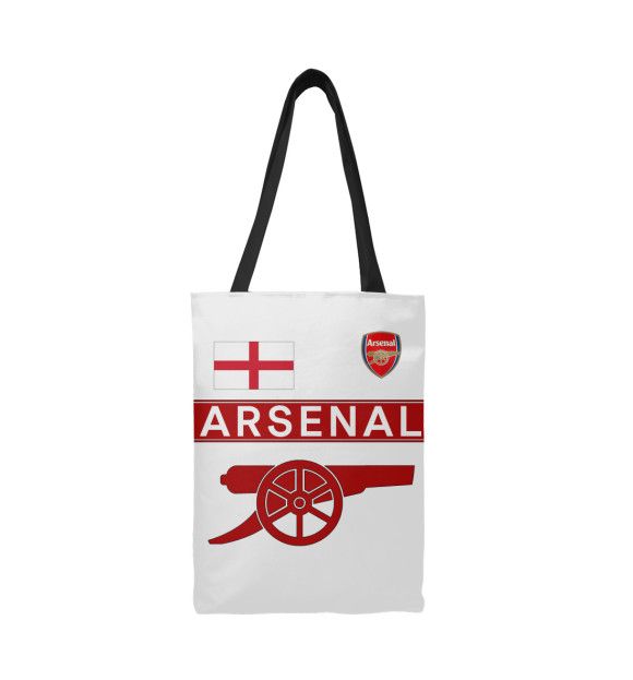 Сумка-шоппер с изображением FC Arsenal цвета 