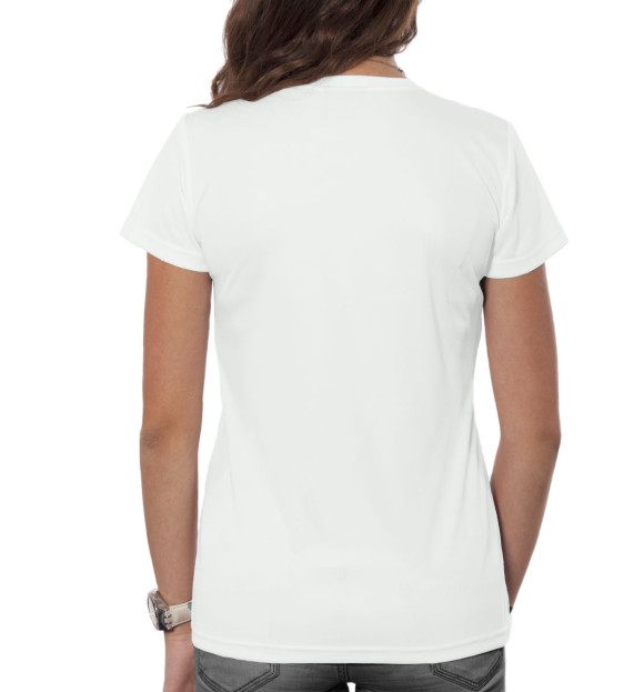 Женская футболка с изображением Эдвард цвета Белый