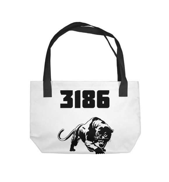 Пляжная сумка с изображением ОДОН В/ч 3186 цвета 
