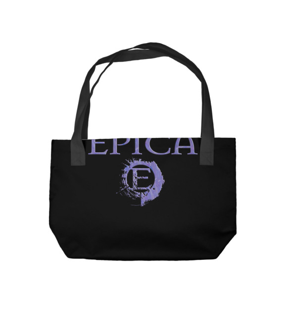 Пляжная сумка с изображением EPICA цвета 