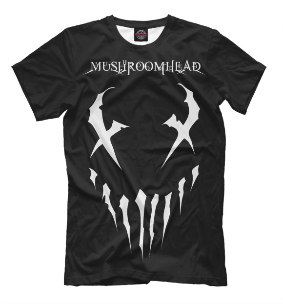 Мужская футболка с изображением Mushroomhead цвета Черный