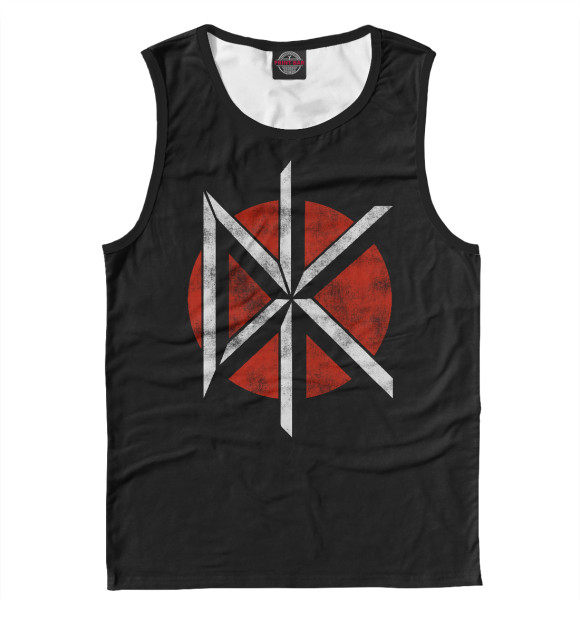 Мужская майка с изображением Dead Kennedys цвета Белый