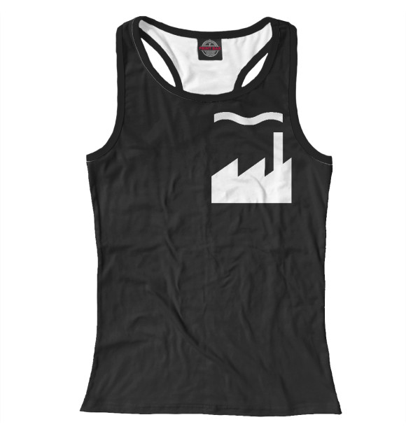 Женская майка-борцовка с изображением Factory Records цвета Белый