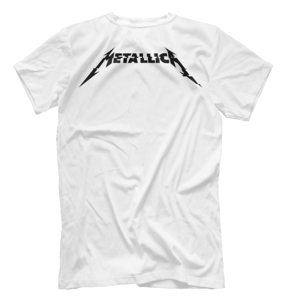 Мужская футболка с изображением Metallica Hardwired цвета Белый