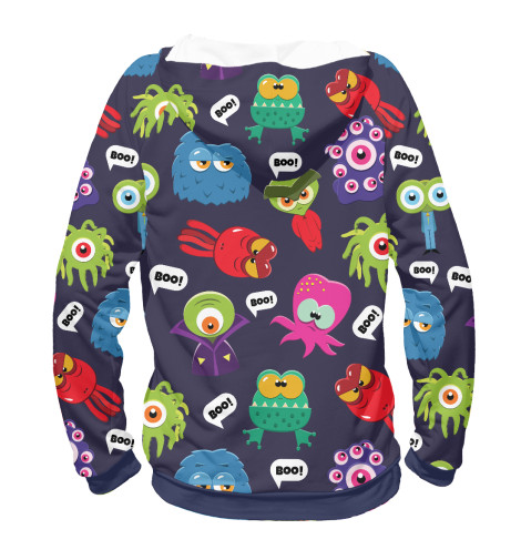 

Худи Print Bar, Белый, Monster