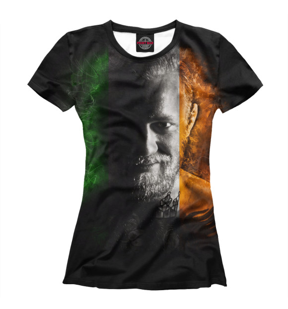 Женская футболка с изображением McGregor The Notorious цвета Белый