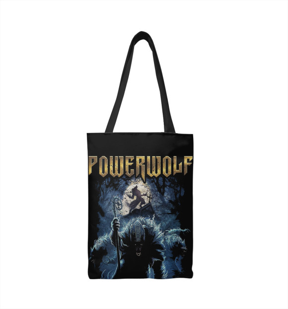 Сумка-шоппер с изображением Powerwolf цвета 