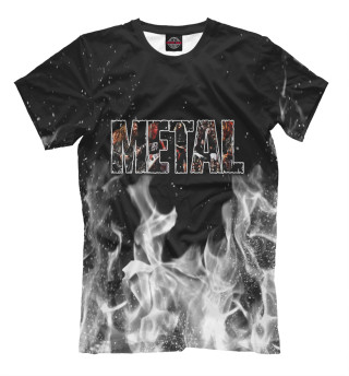 Мужская футболка Metal