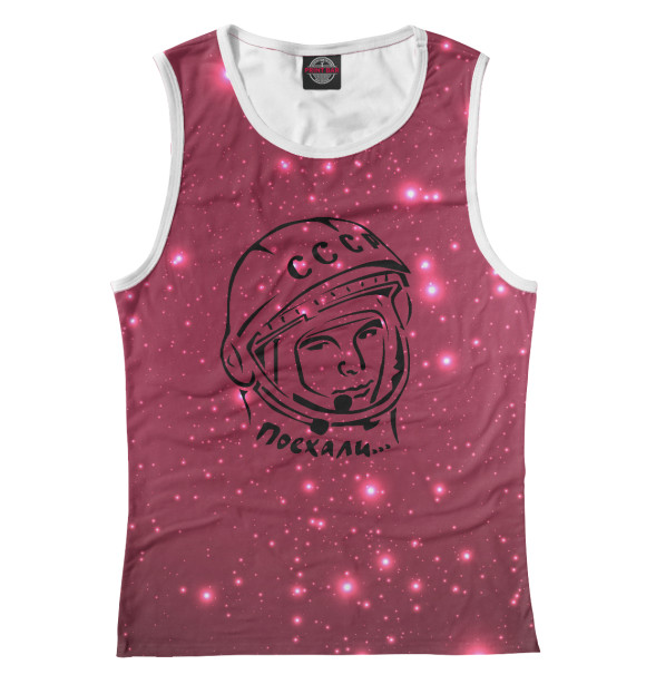 Майка для девочки с изображением Звезды цвета Белый