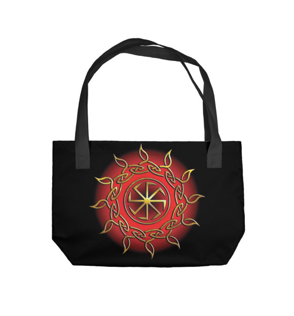Пляжная сумка с изображением Солнцеворот цвета 