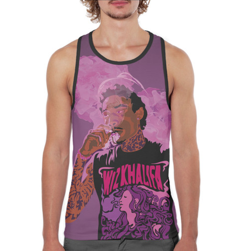 

Майки борцовки Print Bar, Белый, Wiz Khalifa