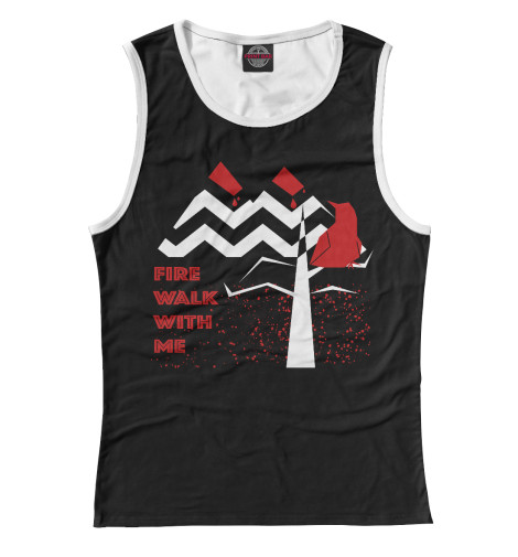 

Майки Print Bar, Белый, Tween peaks