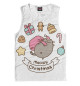 Мужская майка Pusheen Christmas