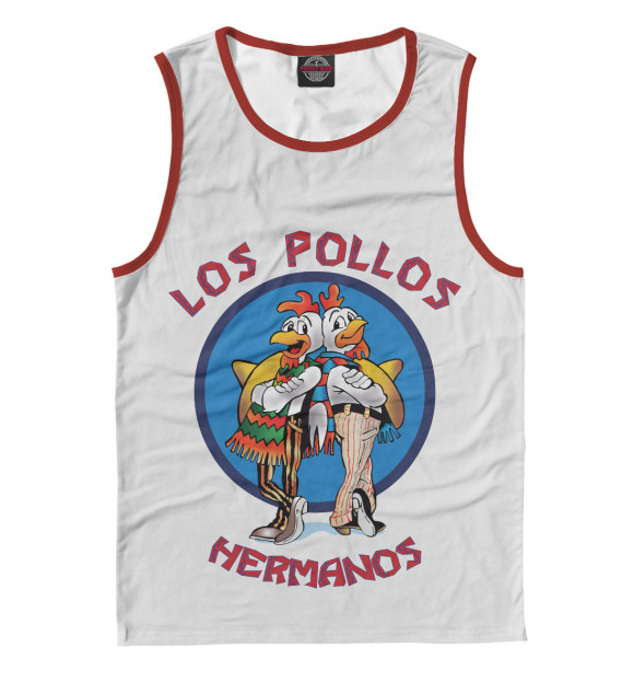 Майка для мальчика с изображением Los Pollos Hermanos цвета Белый