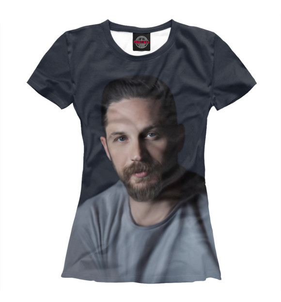 Футболка для девочек с изображением Том Харди цвета Белый