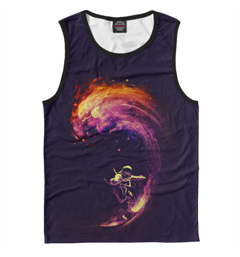 

Майки Print Bar, Белый, Space Surfing