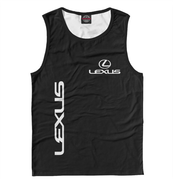 Майка для мальчика с изображением Lexus цвета Белый