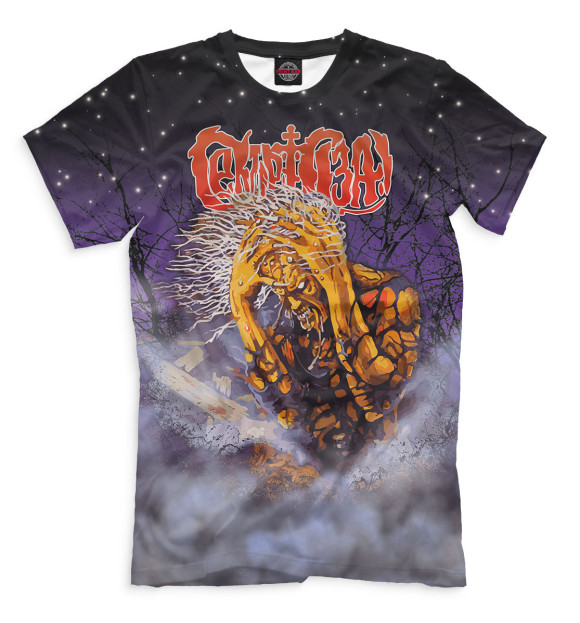 Футболка для мальчиков с изображением Сектор Газа цвета Серый