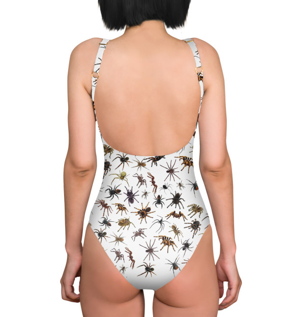 Купальник-боди с изображением Мечта арахнофоба цвета 