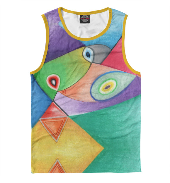 Майка для мальчика с изображением Разноцветные сны цвета Белый