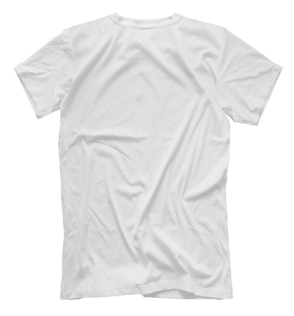 Мужская футболка с изображением Омск цвета Белый