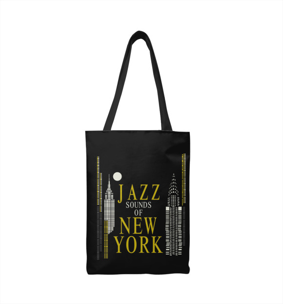 Сумка-шоппер с изображением Jazz New-York цвета 