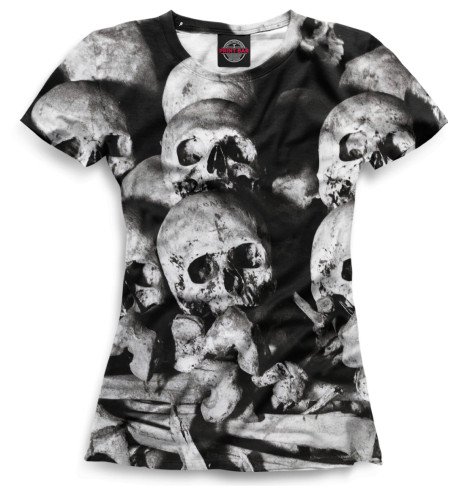 

Футболки Print Bar, Белый, Skull