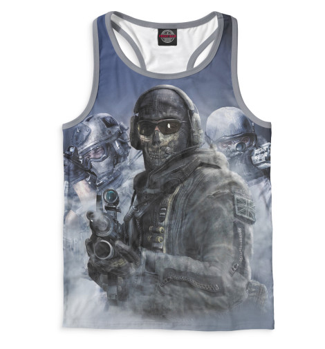 

Майки борцовки Print Bar, Белый, Modern Warfare 2