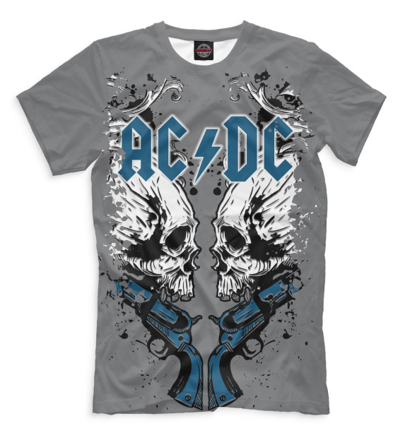 Футболка для мальчиков с изображением AC/DC цвета Белый