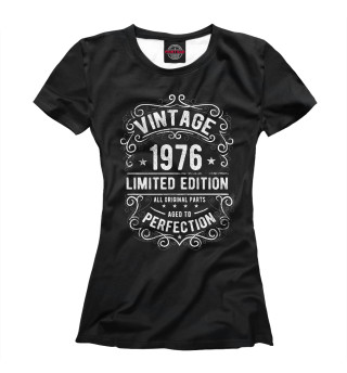 Женская футболка Vintage 1976