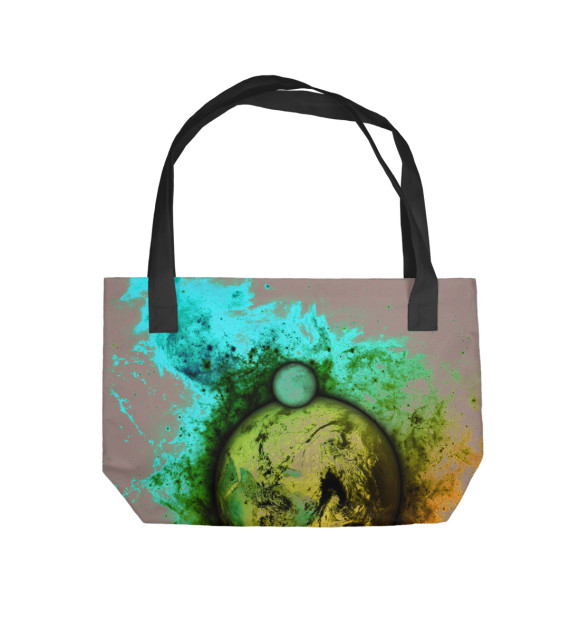 Пляжная сумка с изображением Мир цвета 