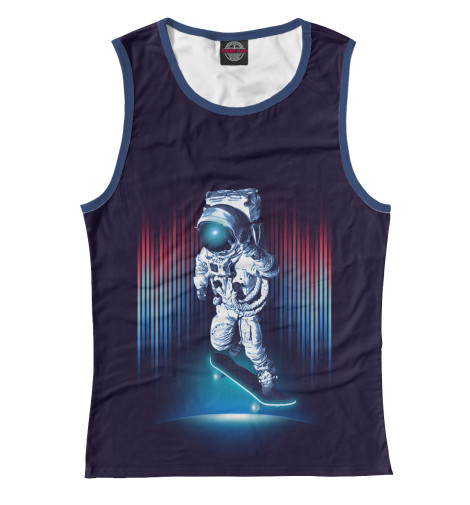 

Майки Print Bar, Белый, Space Skater