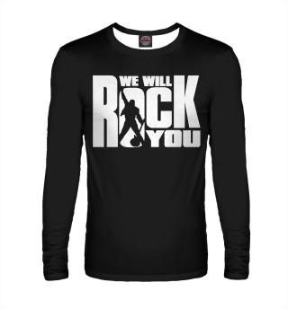 Мужской лонгслив We Will Rock You