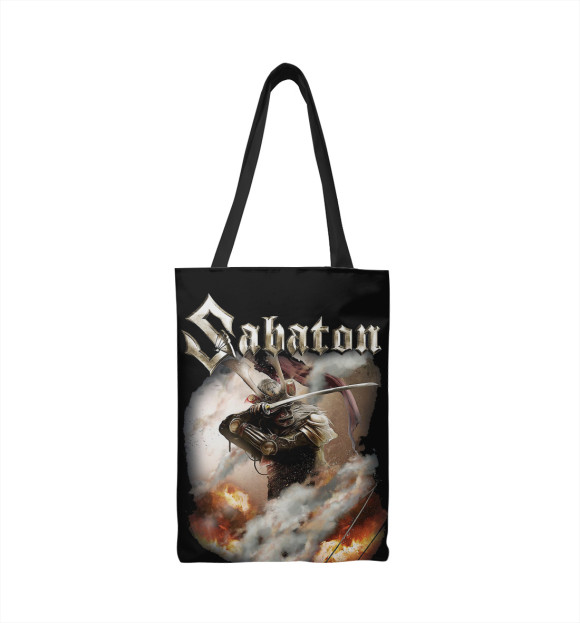 Сумка-шоппер с изображением Sabaton цвета 