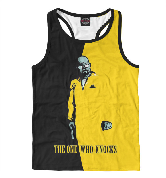 Мужская майка-борцовка с притом Breaking bad цвета Белый Мужская майка-борцовка с изображением Breaking bad цвета Белый