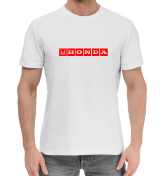Мужская хлопковая футболка HONDA