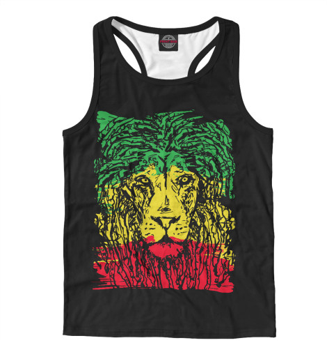 

Майки борцовки Print Bar, Белый, Rasta Lion