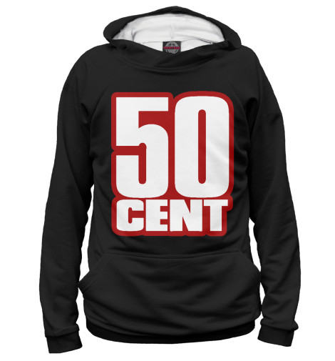 

Худи Print Bar, Белый, 50 Cent