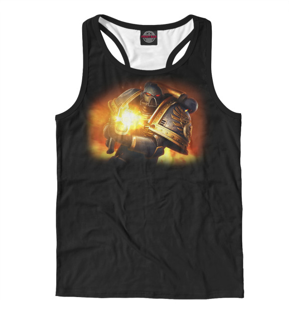 Мужская майка-борцовка с изображением Астартес цвета Белый