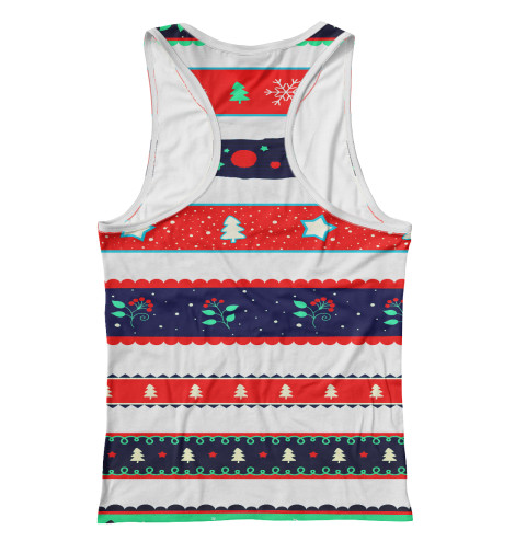 

Майки борцовки Print Bar, Белый, Рождество