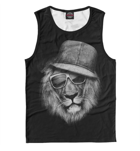 

Майки Print Bar, Белый, Лев