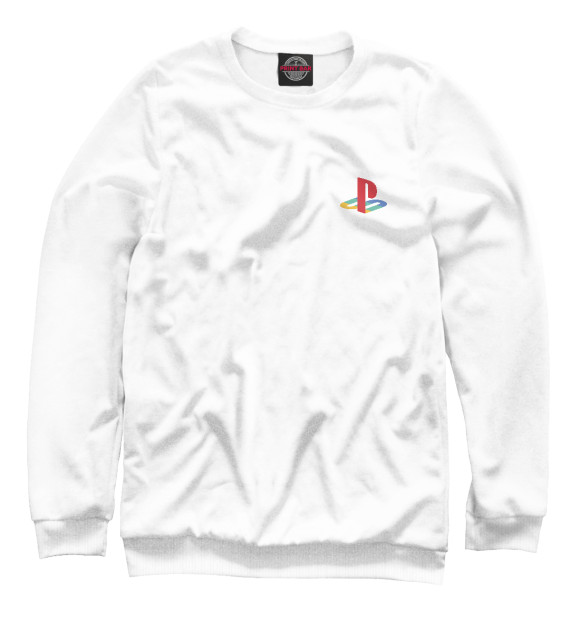 Свитшот для девочек с изображением Sony PlayStation Logo цвета Белый