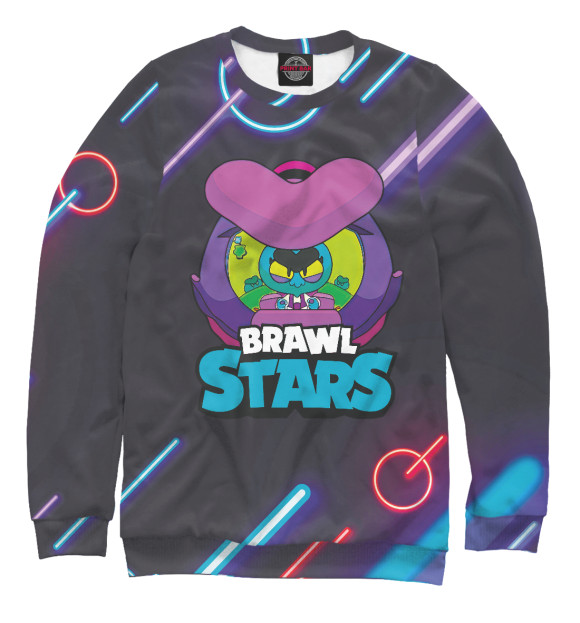 Свитшот для мальчиков с изображением BrawlStars Eve Ева цвета Белый